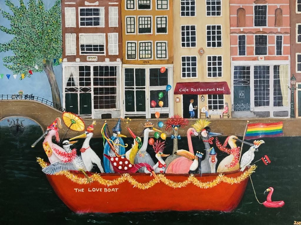 Schilderij: The Pride